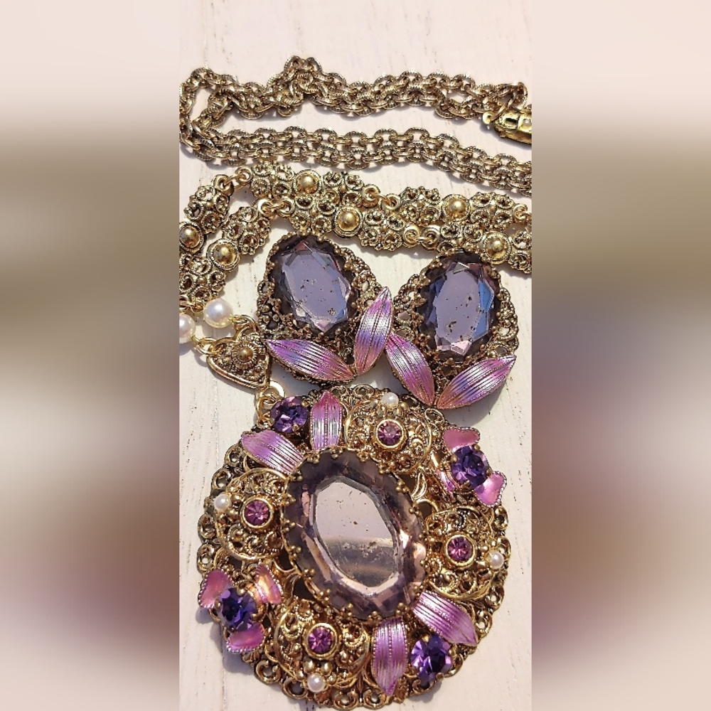 Vintage W. Germany demi-parure
